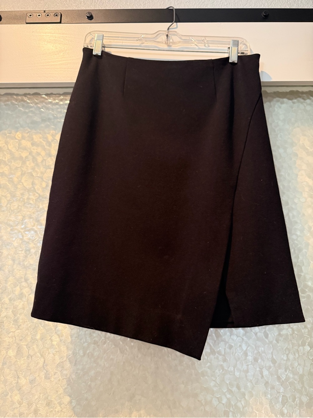 White House Black Market Black Asymmetric Mini Skirt